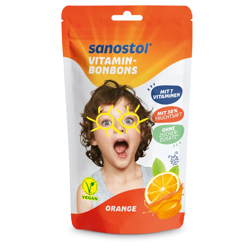 Sanostol Vitamin Bonbons mit Orange
