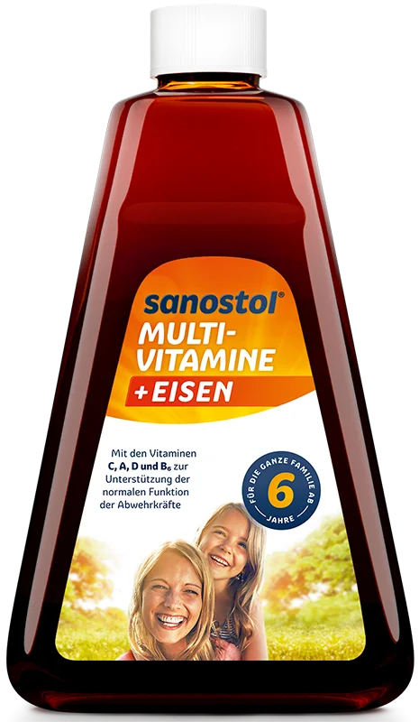 Sanostol Multi-Vitamine plus Eisen Flasche